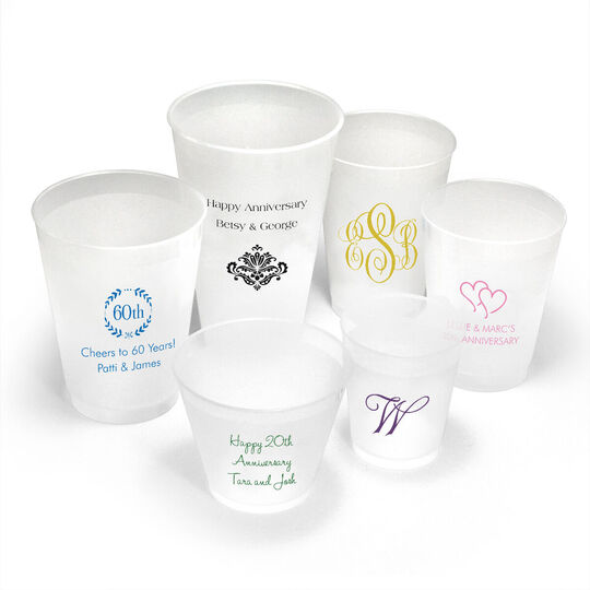 Design Your Own Anniversary Shatterproof Cups